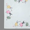 Tablecloth Ecru Colourful for Easter with Embroidery Easter Eggs and