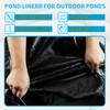Coocure 15X20FT Reinforced PE Pond Liner, 28Mil Thickness Pond Liners