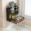 Organizador De Utensilios De Cocina Especiero Bossa Kai Color Negro