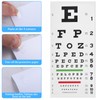 QFGasre Snellen Eye Chart Wall Chart Eye Exam Charts with