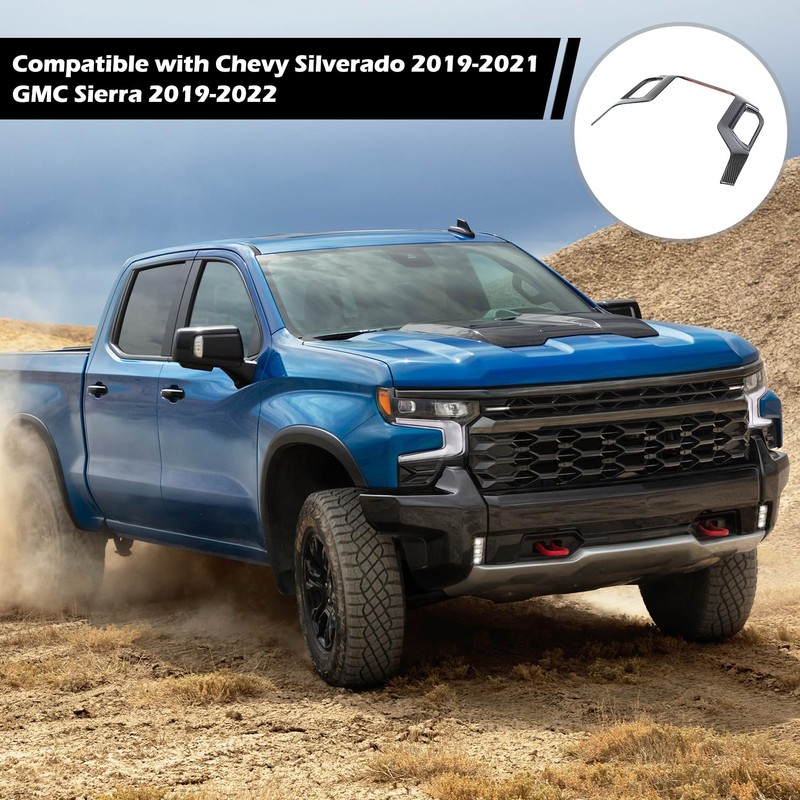 RT-TCZ for Silverado Dash Navigation Panel Trim Cover Compatible with