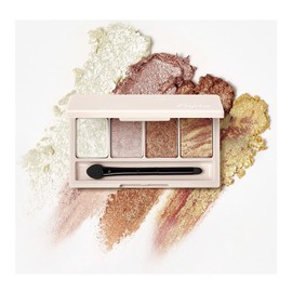 Fujiko Official Add Palette Eyeshadow Eye Palette Eyebrow Glitter Matte High & Low Palette Brush Set Makeup (03 Urumi Glitter)