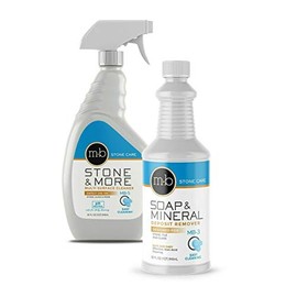 MB Stone Care Soap and Mineral Kit MB-5 Multi-Surface Cleaner and MB-3 Soap and Deposit Remover Ready to Use Bundle- for Cleaning (1Quart / 32FL OZ)