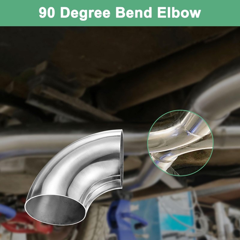 M METERXITY 2-Pack OD 3 Inch 90 Degree Mandrel Bend