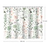 Extra Wide Floral Shower Curtain 108 x 72 for Claw