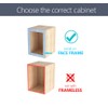 ANGSTROM 2-Pack Face-Frame Cabinet Hinges, 105-Degree Soft-Closing, 3D Adjustable (3/4"