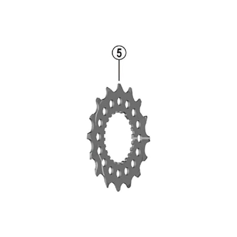 SHIMANO Unisex - Adult CS-M8100 Sprocket, Black, One Size