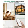 Allesin Motorized Blinds with Remote Smart Blackout Roller Shades |