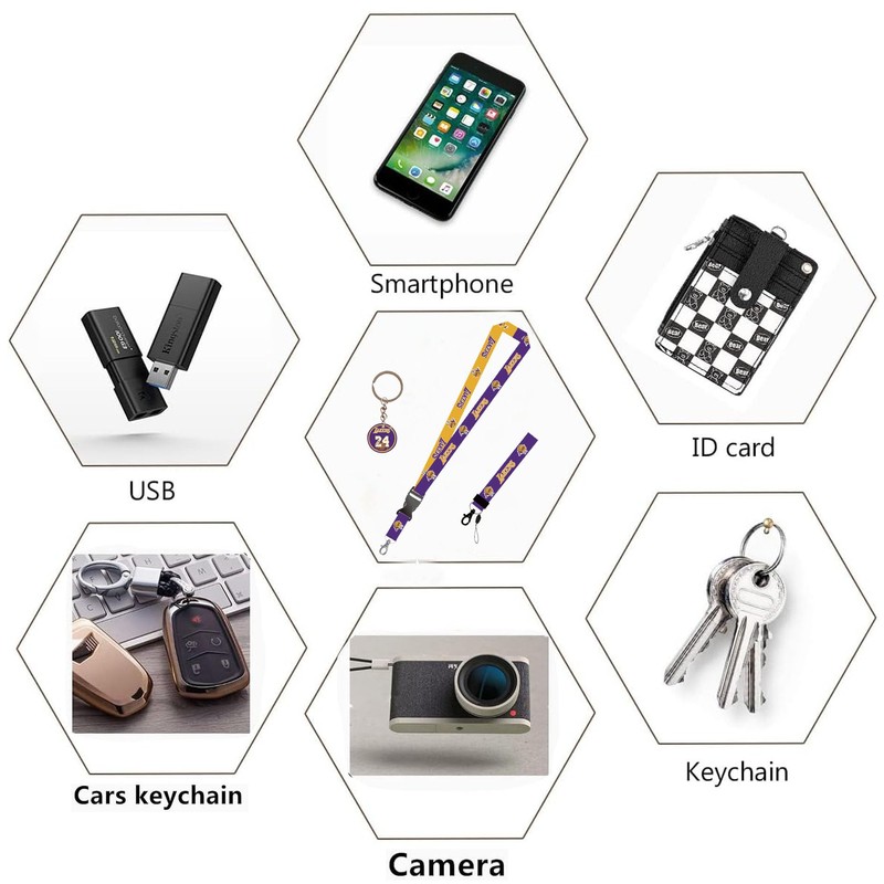 XMKYH Wristl Strap and Cool Neck Lanyard,with Keychain, Versatile Sports