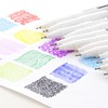 BAZIC Products Fiero Fiber Tip Pen, Fineliner Pens 0.4mm Red