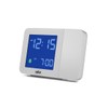 BRAUN/Brown Digital Table Clock, Projection Alarm Clock, BC15W, White, Digital