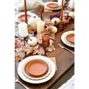 Fun Express Bulk 48 Count Amber Patterned Wine Glasses, Plastic,