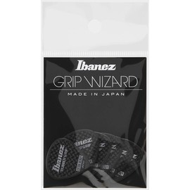 Ibanez Flat Pick PPA16XRG-BK Rubber Grip 1.2 mm Pack of 6
