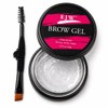 Clear Eyebrow Gel for Men with Dual-Ended Brush, Strong Hold