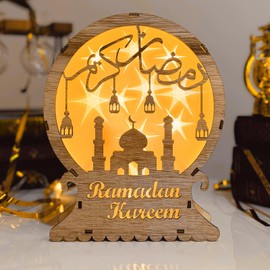 ACAREY Ramadan Deko Laterne, Ramadan Dekoration Lampe, 3D Mond und Sterne Eid Mubarak Ramazan Dekor Laterne, Muslimische Deko Lampe, Ramadan Laterne Fr Schlafzimmer Tisch Deko, Ramadan Geschenke (Palast)