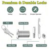 Litensh Cabinet Cam Locks 25mm, Mailbox Lock with Key Different,