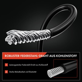 Frankberg 1 x Handbrake Cable Rear Right Compatible with 3 Series E46 316-330 1.6L-3.0L 1998-2005 Handbrake Cables 3 Series Touring E46 316-330 1.6L-3.0L 1998-2007 Replace# 34411165 020