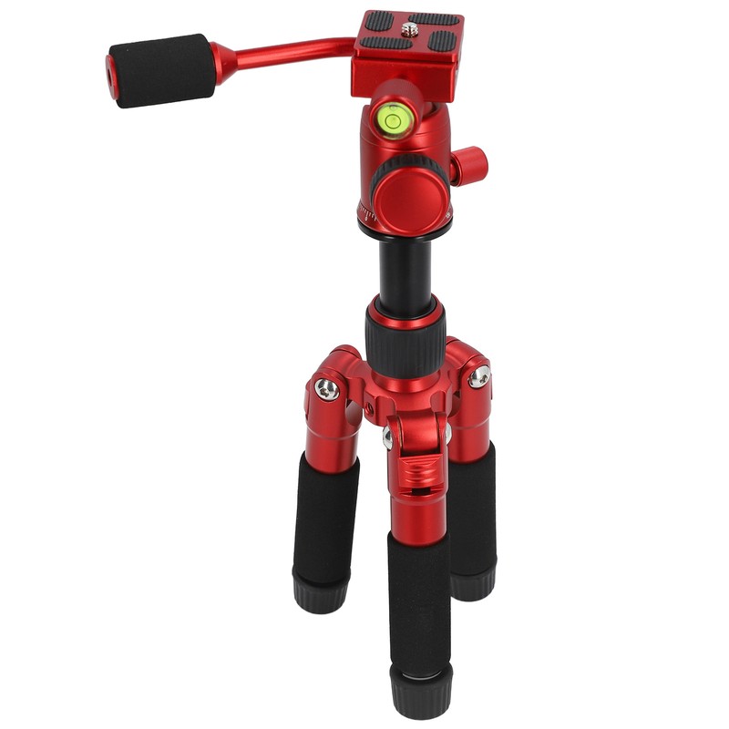 Portable Mini Tripod Desktop Tabletop 5 Section with Level Quick
