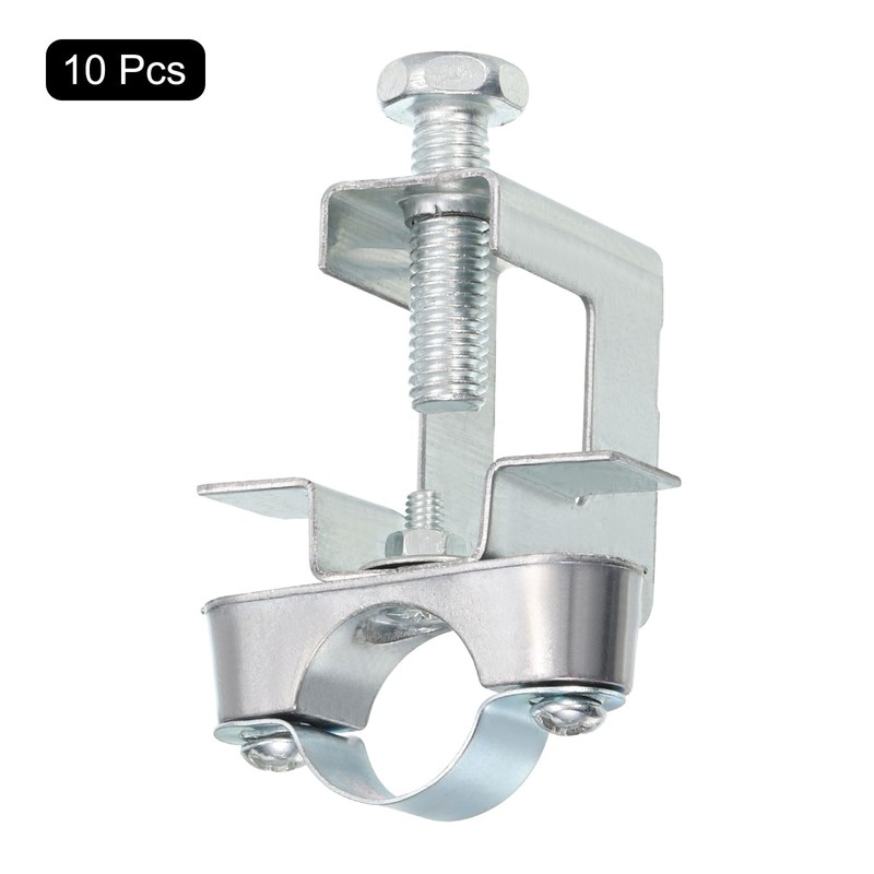 uxcell 10Pcs Conduit Hanger with Beam Clamp Fit for 3/4"(20mm)