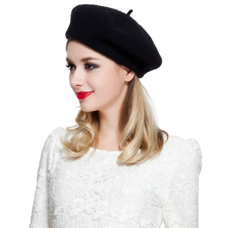 Jolbndcv 6 PCS Beret Hat French Beanie Outdoor Winter Fashion