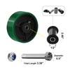 NINOSO 5" x 2" Heavy Duty Caster Wheels, Polyurethane on