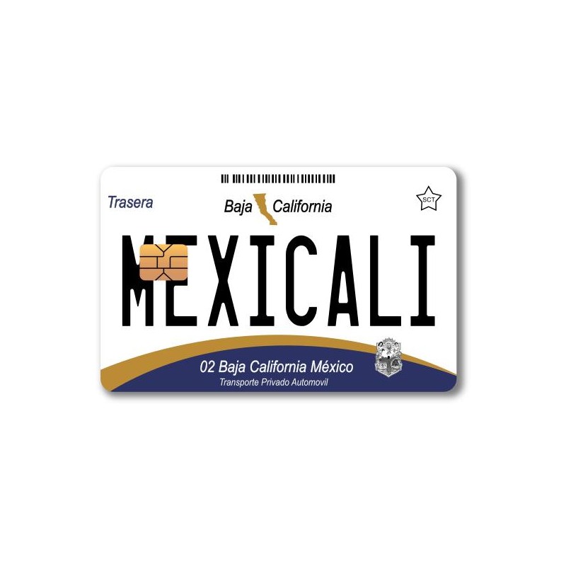 Card Skin - Mexico Placas (Mexican License Plate) Card Stickers