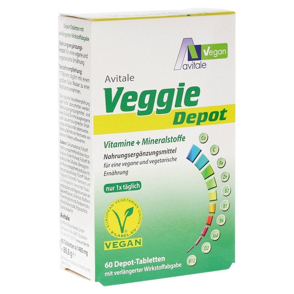 Avitale Veggie Depot Vitamins Plus Minerals, Pack of 1