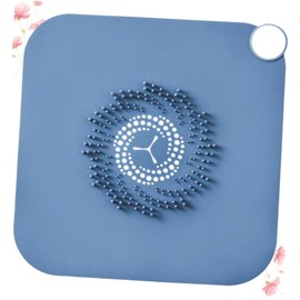 Beatifufu Floor Drain Mat 11.02X11.02 Inch Silicone Hair Stopper Cuttable Anti-Blocking Ground Leakage Cover for Kitchen Bathroom Shower Drain