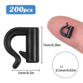 200pcs Quick Change Spinner Clevis Plastic Fishing Clevis Crawler Harness Fishing Rotates Spinner Snaps Spinner Blades Walleye Rig Speed Clevis Fast Change Accessories