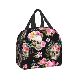 eapples Insulated Lunch Bag with Front Pocket,Reusable Cooler Tote with Zipper Use for Men & Women Camping/Hiking/Picnic/Beach/Travel