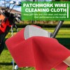 PATIKIL 20"x16" Magnetic Golf Towel with Wire Cleaning Cloth, 2