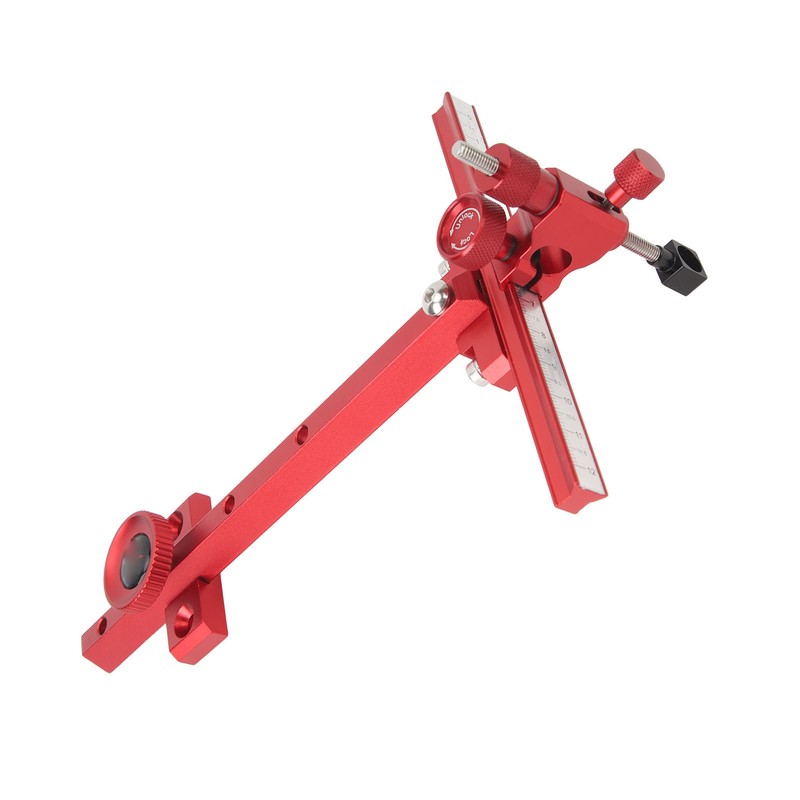 Archery Recurve Bow Sight Aluminum T Shape Single Pin Adjustable