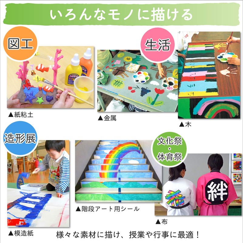 サクラクレパス 絵の具 工作ポスターカラー 260ml やまぶき色 KPW#4