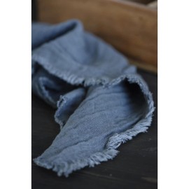 Cloth Napkin Double Woven Historical Blue