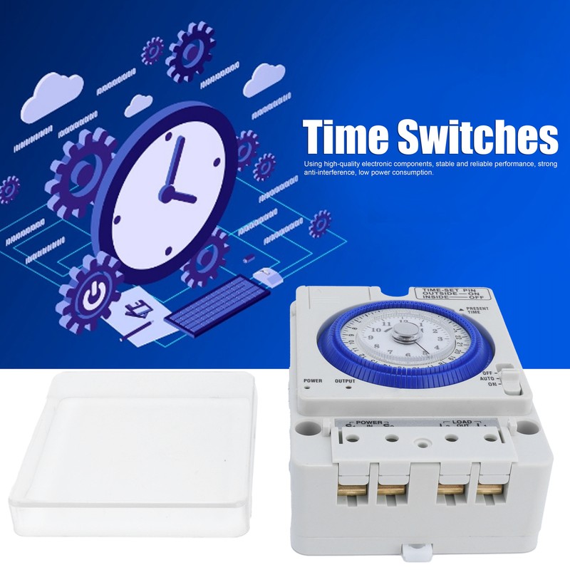 Mechanical Timer Automatic 24 Hours Low Power Consumption Time Switch