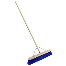 Kraft Tool Rough Surface 24" Blue Poly Floor Broom