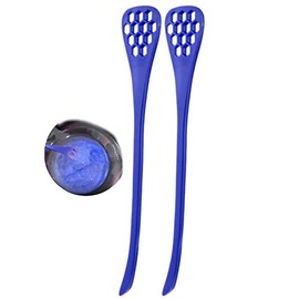 Mezclador para colorear el cabello, 2 batidores de plástico para el cabello, mezclador de crema de tinte, herramienta aplicadora de cuchara de color crema para el hogar, peluquería, salón