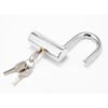 Cylindrical Heavy Duty Stainless Steel Padlock with Key,high Security Shipping
