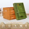 Spesh 2 Pcs Collapsible Storage Crates 24cm*18cm Mini Kid Shopping