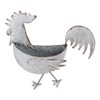 DII Galvanized Planter Collection Wall Hanging, Rooster, 14.25x3.75x13.75, Iron