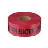 Empire Level 22-126 3-Inch by 1000-Feet Non Detectable Caution Electric