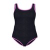 Ulla Popken Costume da Bagno Rotondo da Donna, con bordini