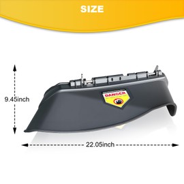 sanbaiyi Replacement Part 631-05058 631-05162 Deck Chute Assembly Compatible with Cu-b Cadet RZT 50 54 S L54 L50 Troy-Bilt Mustang XP 50 54 Series and More Lawn Mower