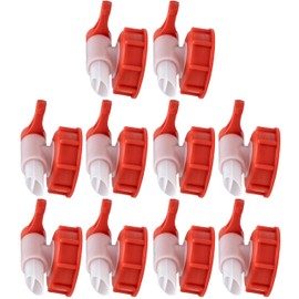 ISOLATECH Sabeu Fluxx AH 23/51 HF Outlet Tap for 5L and 10L Canisters with DIN 51 Thread Outside 54.8 mm Food-Safe Pouring Tap Spout 23 mm for Transferring Filling Dosing without Glucking, Pack of 10