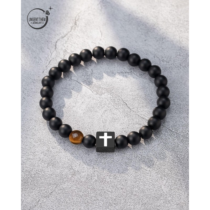 UNGENT THEM Cross Bracelet To My Son Gifts from Mom