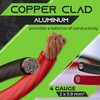 GearIT 4 Gauge CCA Ground Wire (25FT Each - Black