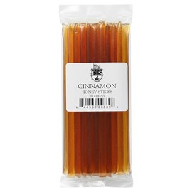 English Tea Store Honey Sticks | All-Natural Honeystix With Gluten-Free Grade A Honey | Mini Honey Sticks For Tea, Cake Pops Or Snacks | Portable Sweet Treat | Cinnamon Flavored Honey Stick - 20 Count