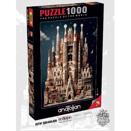 Anatolian Puzzle - La Sagrada Familia, 1000 Piece Puzzle, #1163