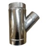 PlumberStop - 4 x 3 Single Wall Galvanized Chimney Flue