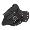 AQIMY Motorcycle Saddle Shield PU Leather Thermal Baffle Deflector Modified